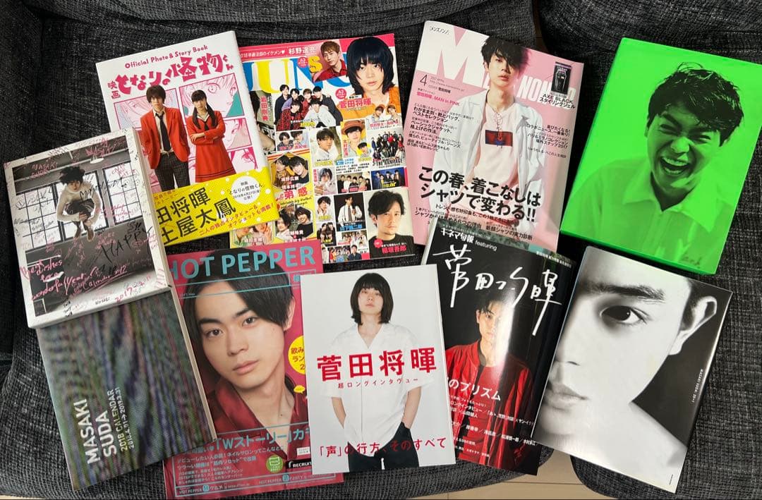 菅田将暉さん　雑誌写真集カレンダーファイル
