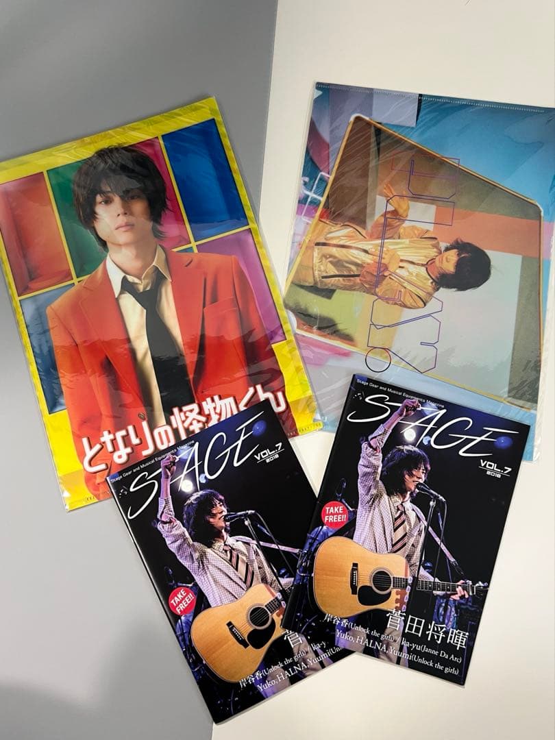 菅田将暉さん　雑誌写真集カレンダーファイル