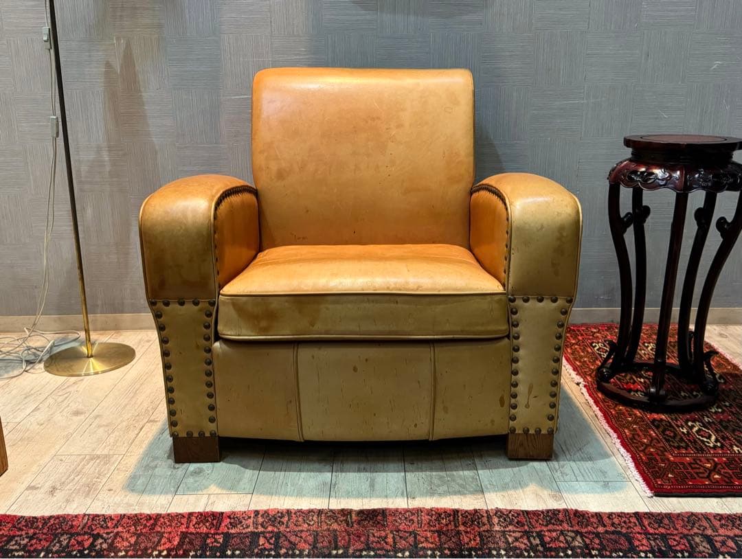 【超人気＆希少】TRUCK FURNITURE 本革ソファ【重厚ヴィンテージ】