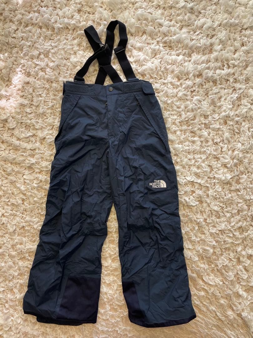 【美品】The North Face 130スキーウェア ネイビー/ブルー