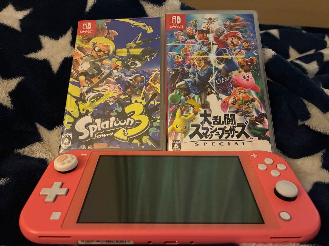 概要確認お願いします任天堂 SwitchLight +ソフト２本スイッチライト