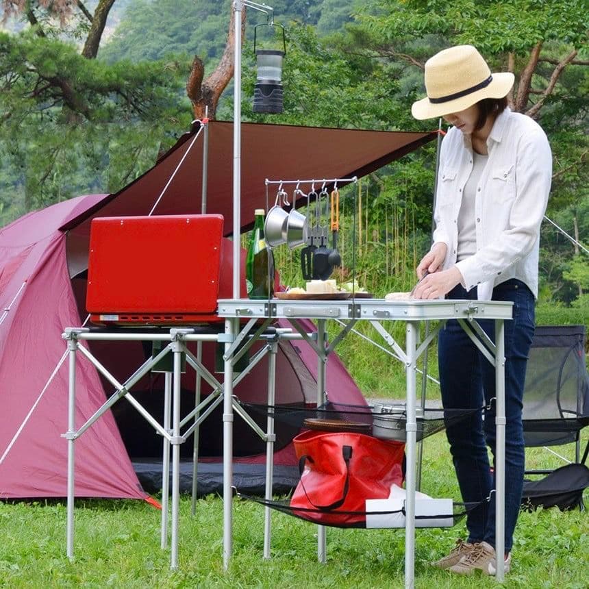 FIELDOOR キッチンテーブル SOTO ソト ２バーナー パワーブースター