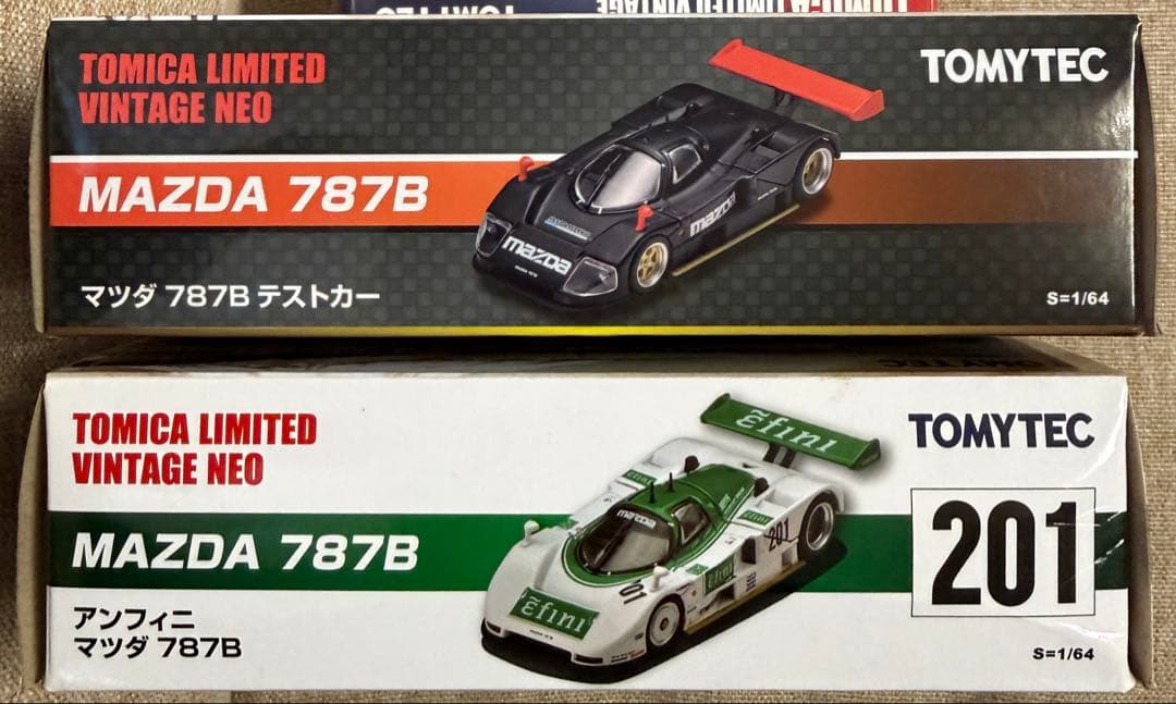 エ*ー様 TOMICA MAZDA 787B テストカー 、アンフィニーマツダ