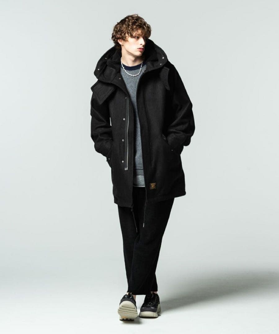 glamb グラム Melton mods coat/メルトンモッズコート