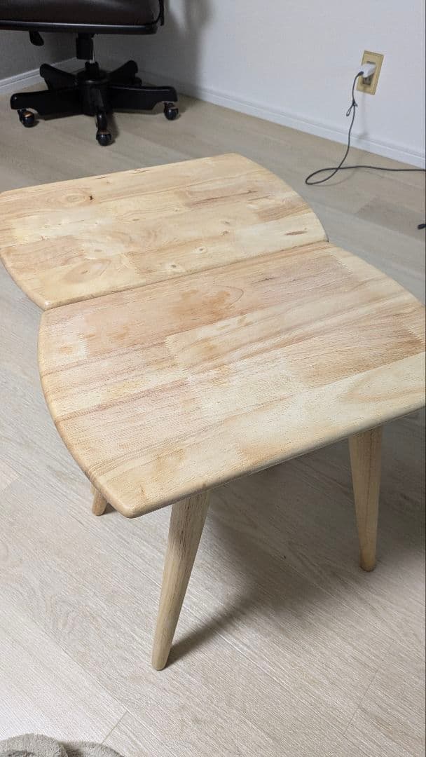 【最終値下げ】ラバーウッドカウンターテーブルセット