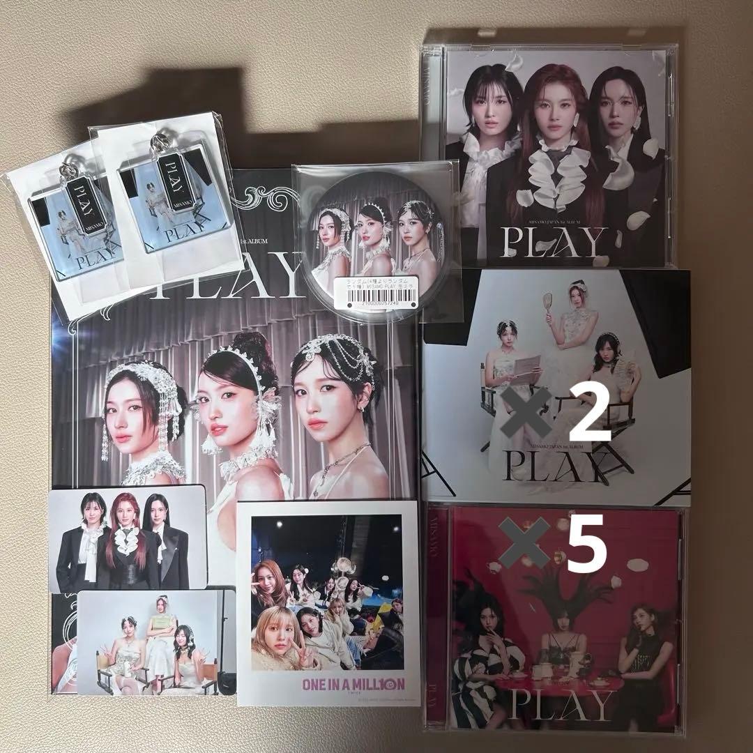 TWICE MISAMO PLAY アルバム　トレカ　特典　ミサモ