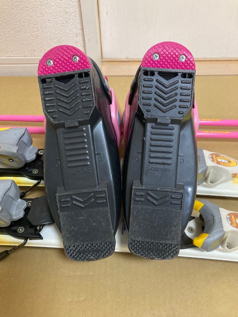 KAZAMA キッズ用 スキー板110cmブーツ22cmストック90cm セット