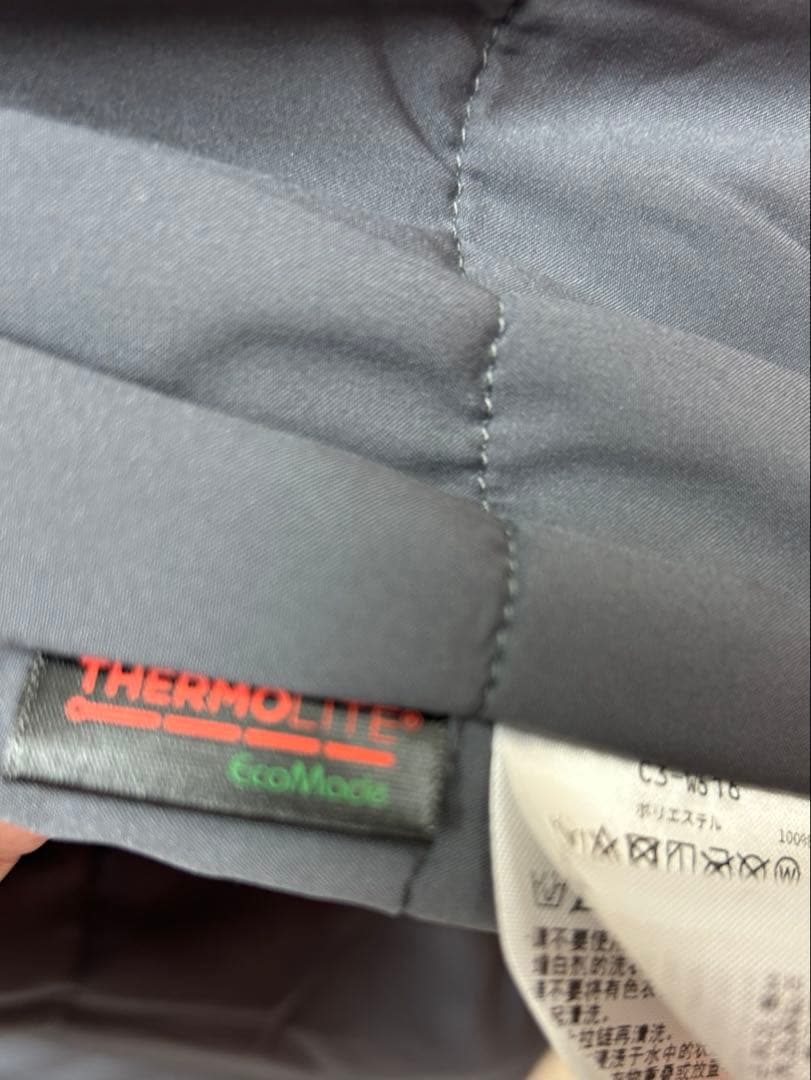 新品　Champion ノーカラージャケット　チャコール　グレー　大きいサイズ