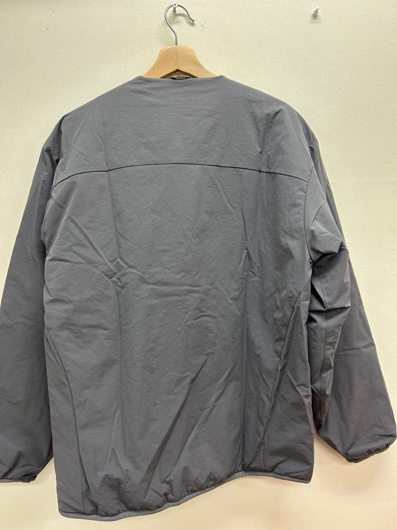 新品　Champion ノーカラージャケット　チャコール　グレー　大きいサイズ