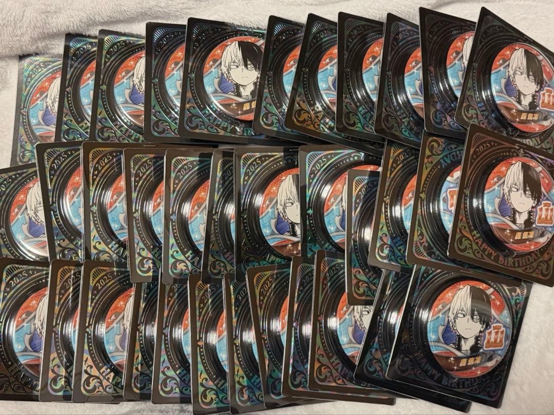 轟焦凍 バースデイ缶バッジ 35個セット　【31日までお値下げ中】