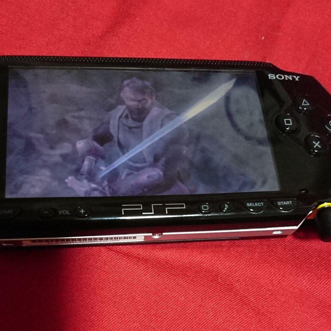 1211《PSP1000  本体&アダプター&ソフト3本》中古品