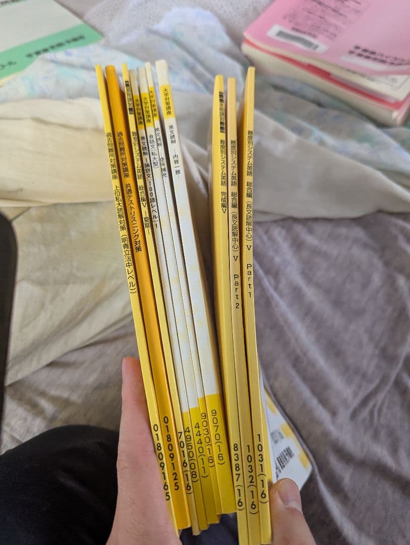 東進テキストの英語　10冊　渡辺勝彦先生、安河内哲也先生等