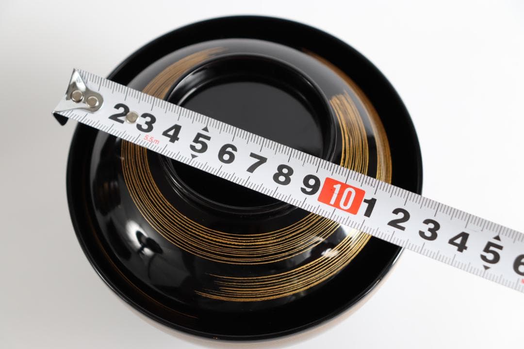 輪島塗 大向高洲堂 黒一筆 煮物椀 五客 共箱