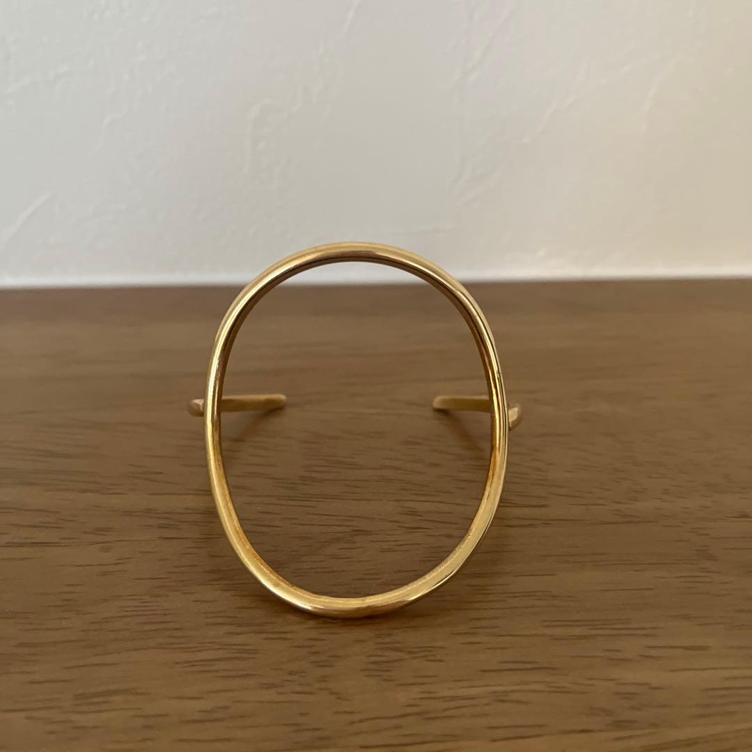 accessories mau マウ　わっか　バングル　ブラス　真鍮