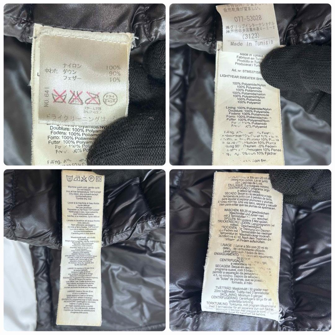 J.LINDEBERG ジェイリンドバーグ 光沢 ダウンジャケット ブラック