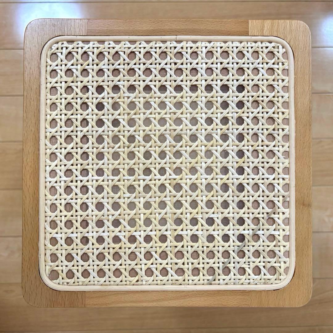 弘益 ラタン スツール 飾り棚 サイドテーブル