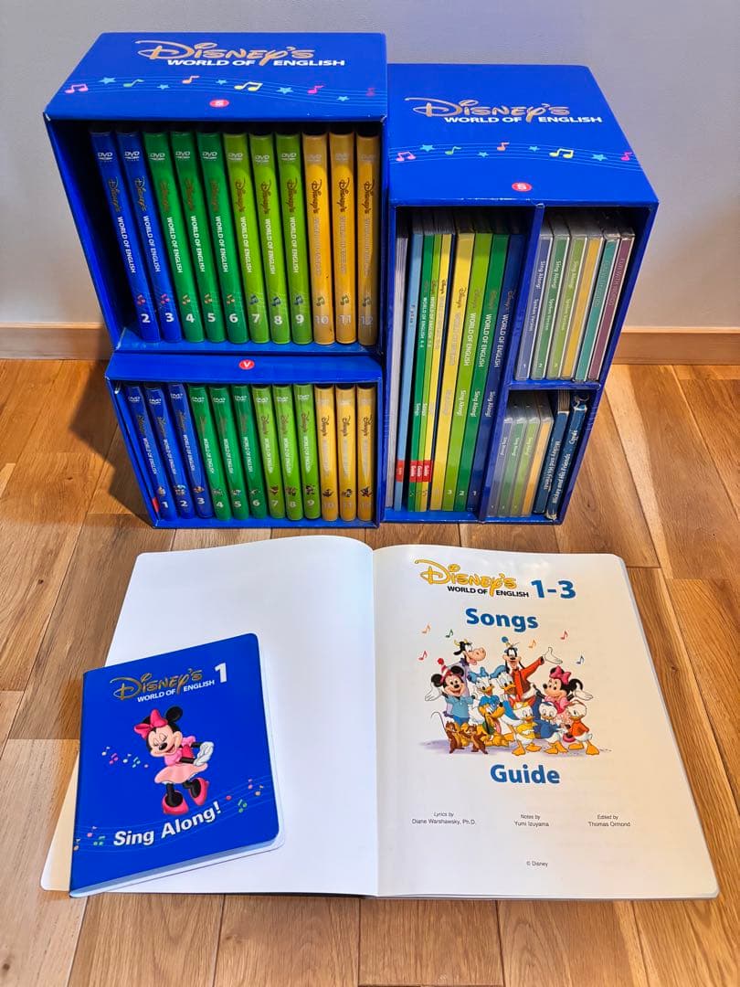 Disney World of English DVD,CDセット