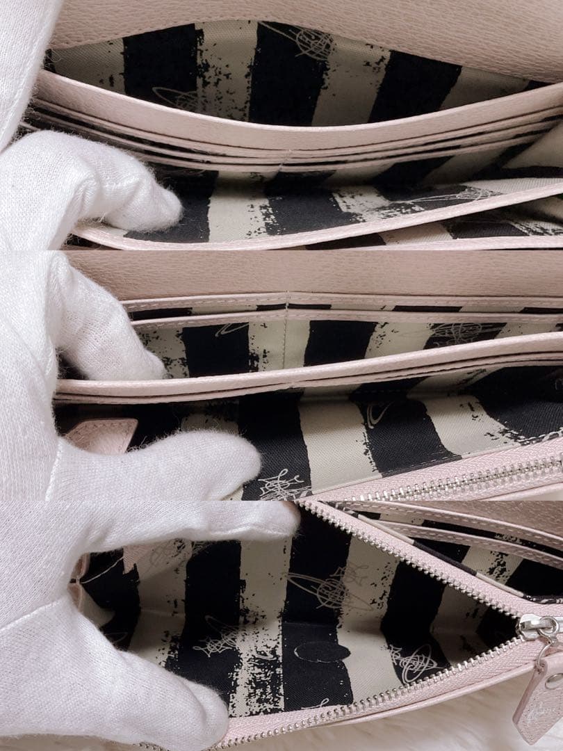 ♡超極美品♡限定♡ヴィヴィアンウエストウッド 長財布 ピンク オーブ オンライン