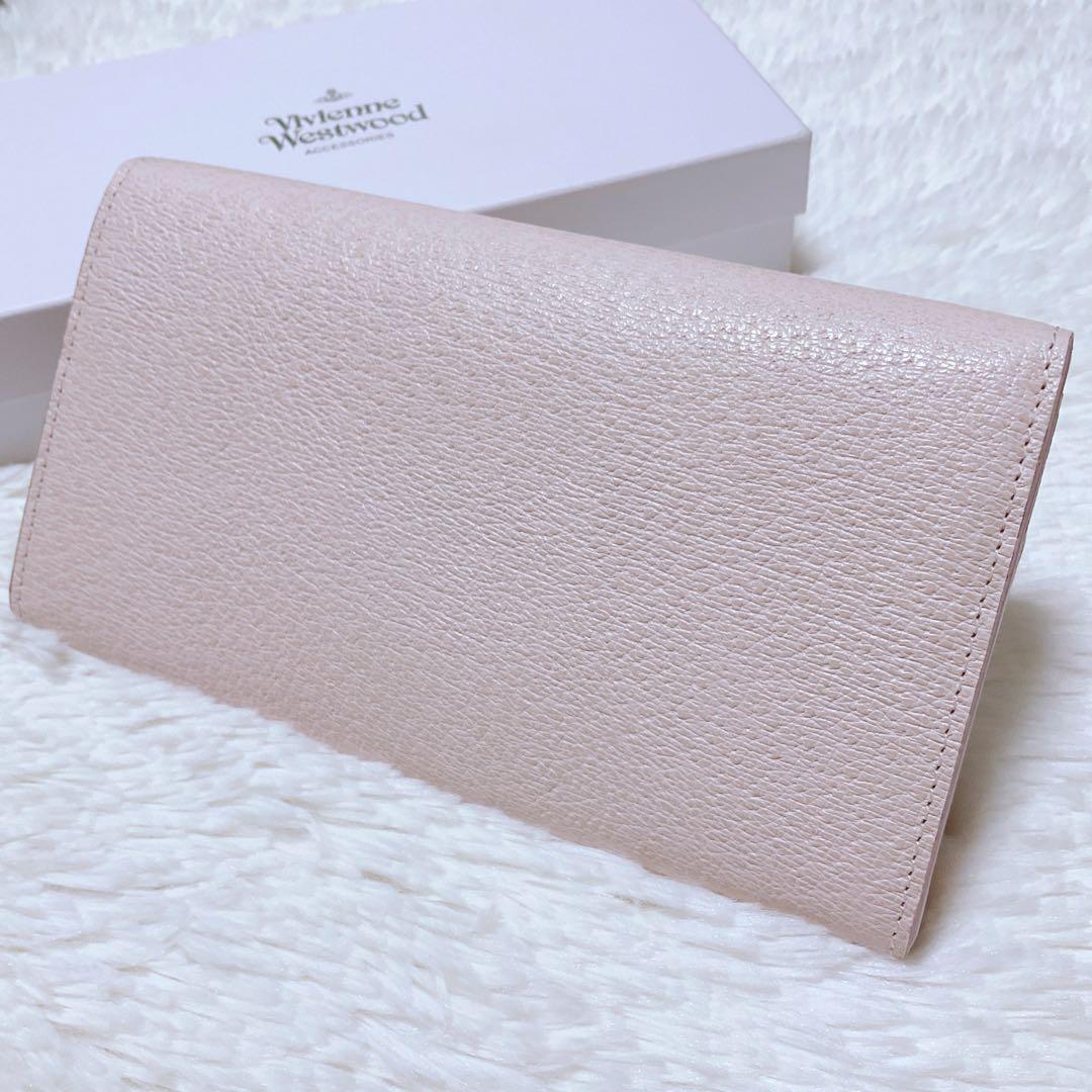 ♡超極美品♡限定♡ヴィヴィアンウエストウッド 長財布 ピンク オーブ オンライン