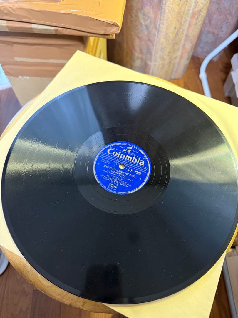 SP12in英盤４枚組 グリーグP協奏曲イ短調OP16 ディヌ・リパッティ