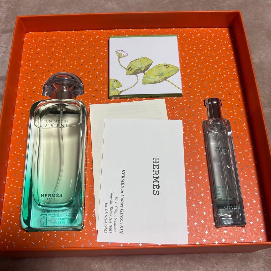 HERMES ホリデー クリスマスコフレ ナイルの庭 3点セット