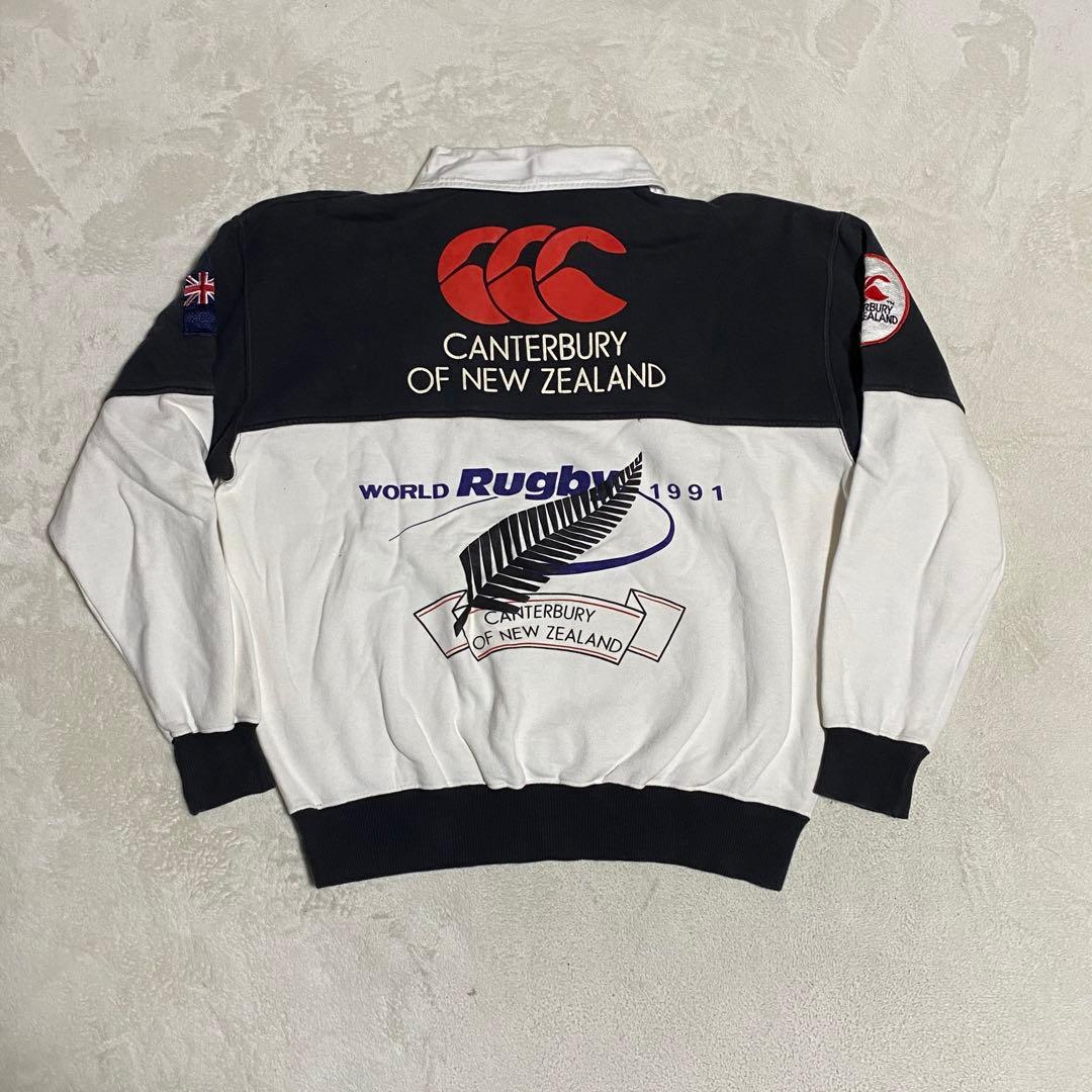 90s カンタベリーニュージーランド オールブラックス スウェット ジャージ L