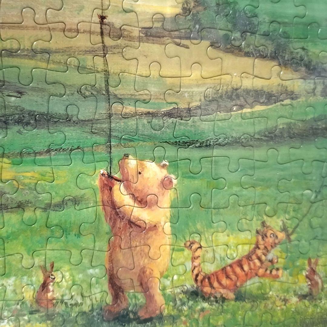 完成品　希少　クラシックプー　ジグソーパズル　1000ピース　くまのプーさん