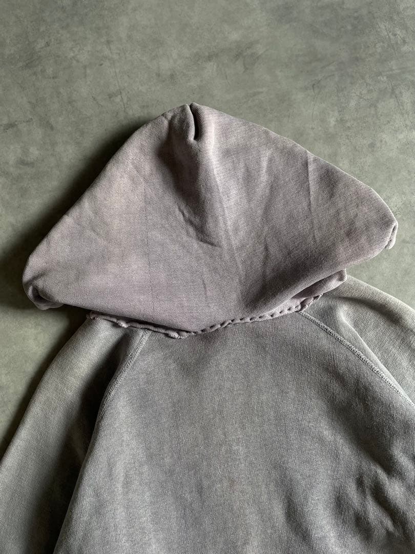 し*も様 60s 後付けパーカー リメイク スウェット フェード