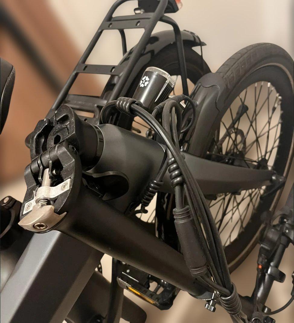 VELMO PEGASUS 電動アシスト折りたたみ自転車 純正リアキャリア付