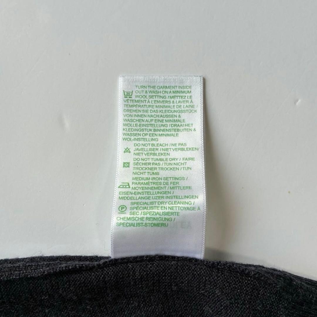 美品 英国製 JOHN SMEDLEY 30G モックネックニット セーター