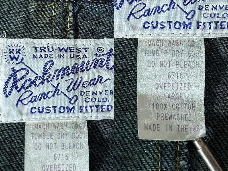 専用　USA製 ロックマウント ウエスタン デニム ジャケット Gジャン L