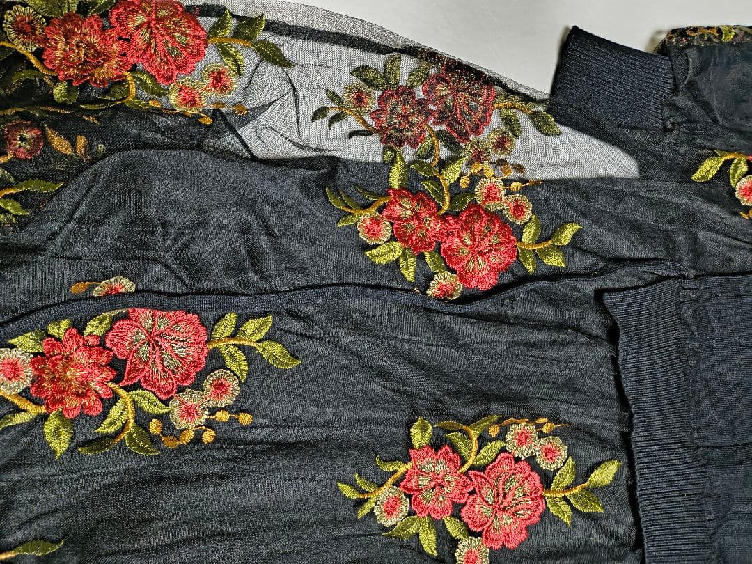 即購入歓迎☆ cawaii French pave 完売品 花刺繍ワンピース