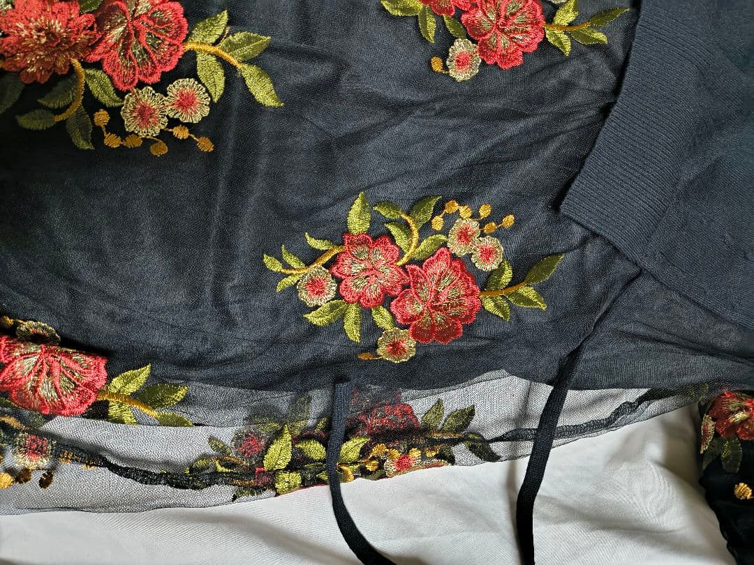 即購入歓迎☆ cawaii French pave 完売品 花刺繍ワンピース