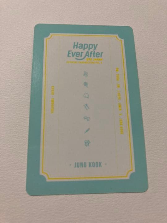 HAPPY EVER AFTER ハピエバ ジョングク トレカ