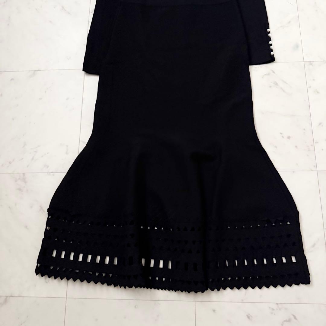 近年モデル❤️ピンキーアンドダイアン　カットアウトマーメイドニットワンピース　M