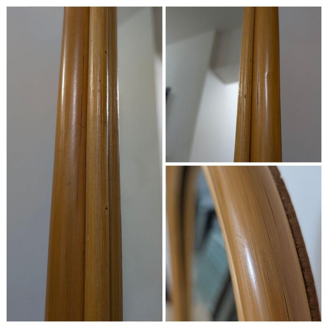 らっこさま専用 スタンドミラー オールド ラタン 藤 ジャパンディ モダン