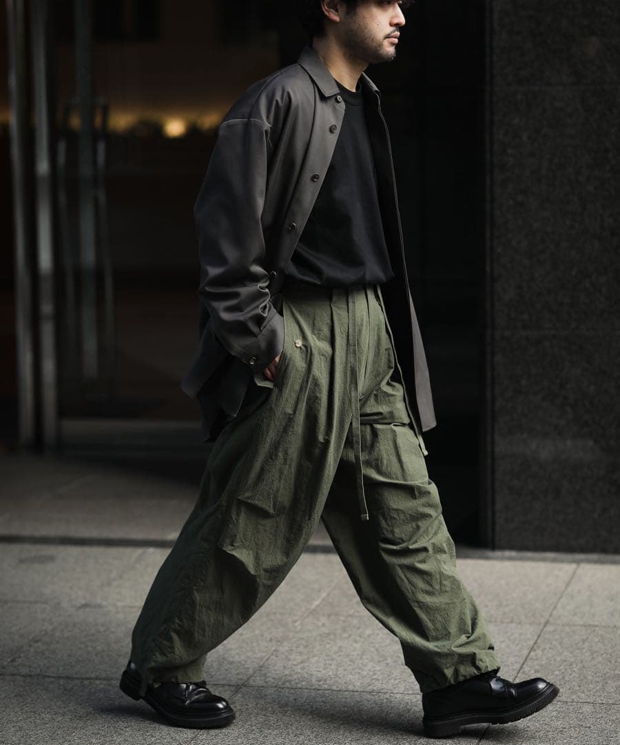 パンツ stein MILITARY OVER TROUSERS