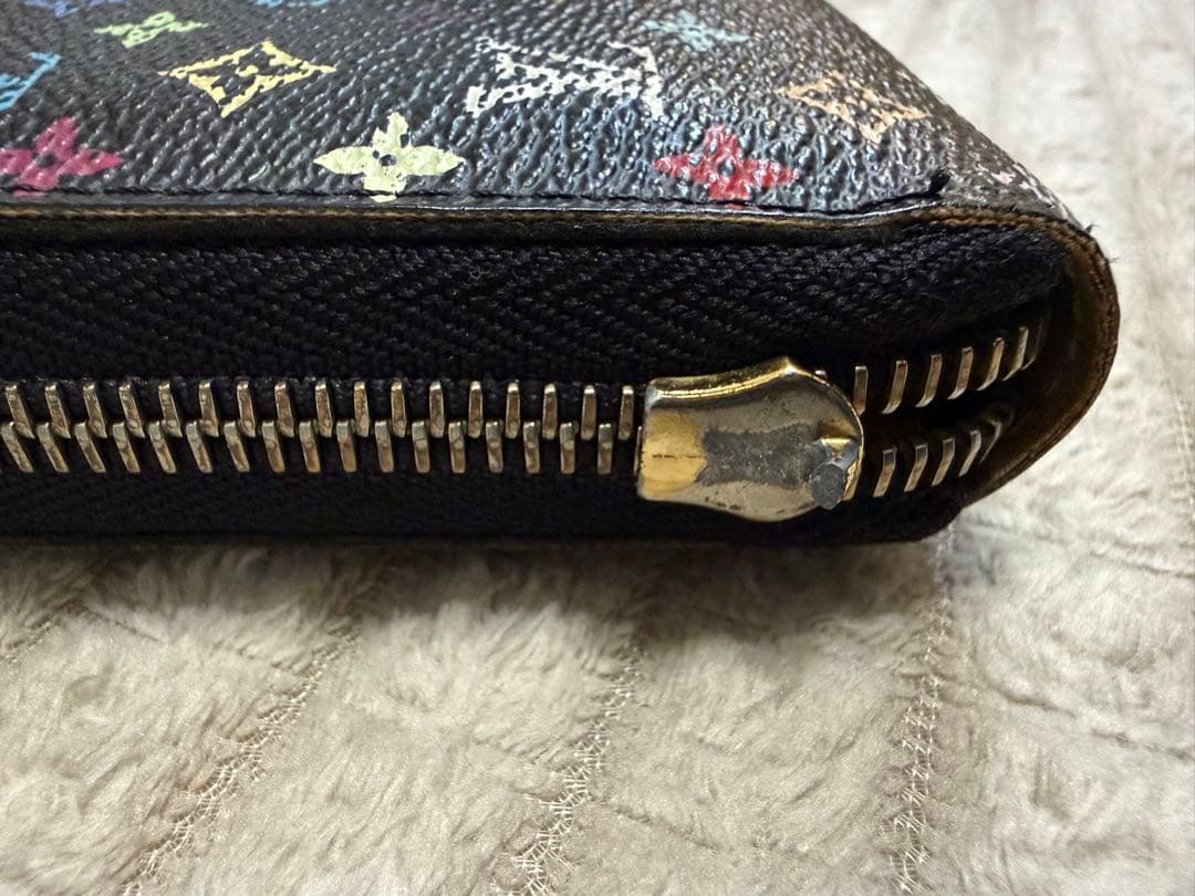 ルイ・ヴィトン　マルチカラー　ブラック長財布　LOUIS VUITTON