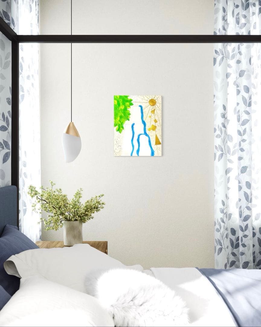 開運絵画　オリジナル　２点