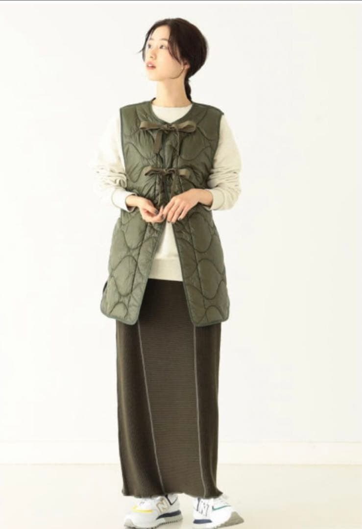 BEAMS BOY / リップストップ サーモ ライナー ベスト