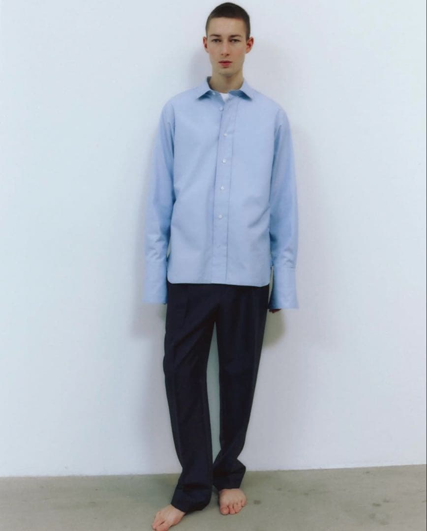 SALON C. LUNDMAN ウールスラックス