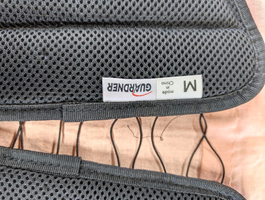 ガードナー　腰痛ベルト メッシュ ブラック Ｍサイズ