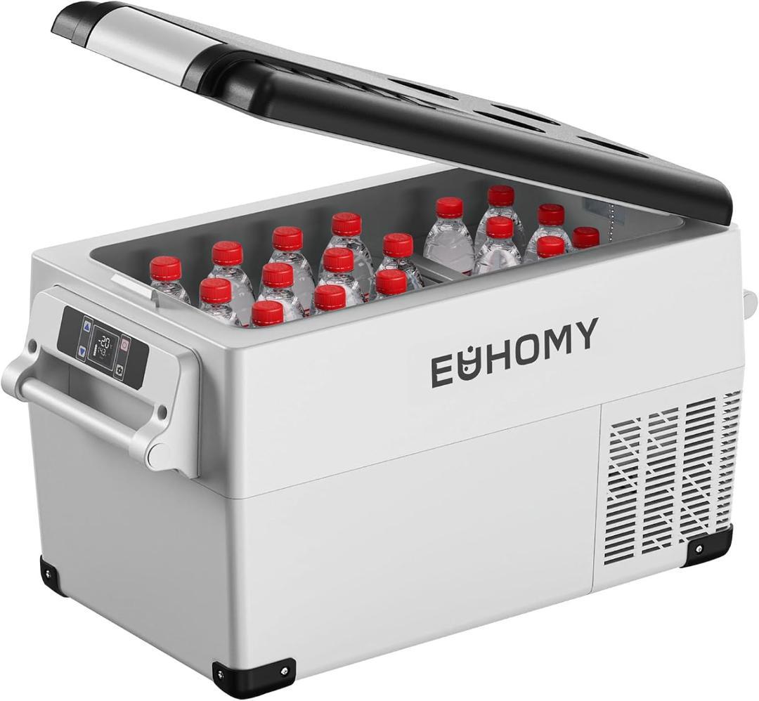 EUHOMY 車載冷蔵庫 35L 大容量 ポータブル冷蔵庫