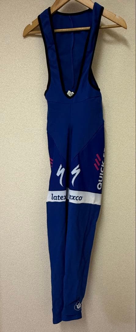 選手支給品　ドゥクーニンク・クイックステップ　ビブタイツ　サイズXS 裏起毛