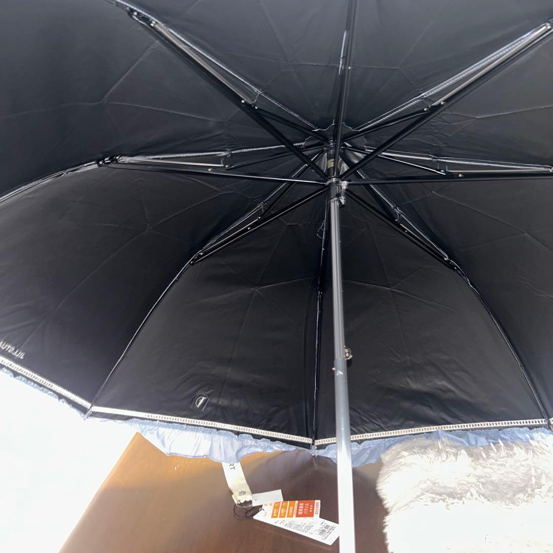 新品ジルスチュアート　日傘　晴雨兼用　一級遮光　楽折り　コンパクト傘