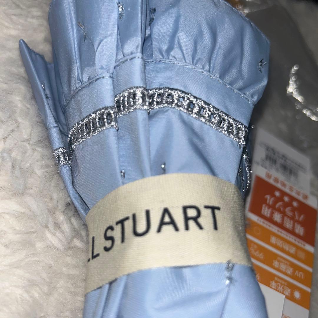 新品ジルスチュアート　日傘　晴雨兼用　一級遮光　楽折り　コンパクト傘