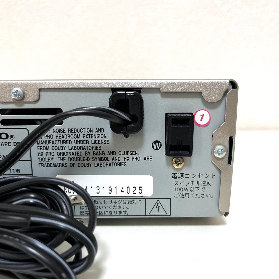 【動作品】ONKYO オンキョー ステレオ カセットテープ デッキ K-505X