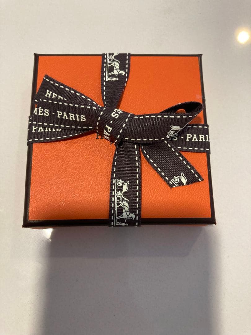 新品HERMESエルメス シングルピアス《H》ラッカーメタル パラディウム