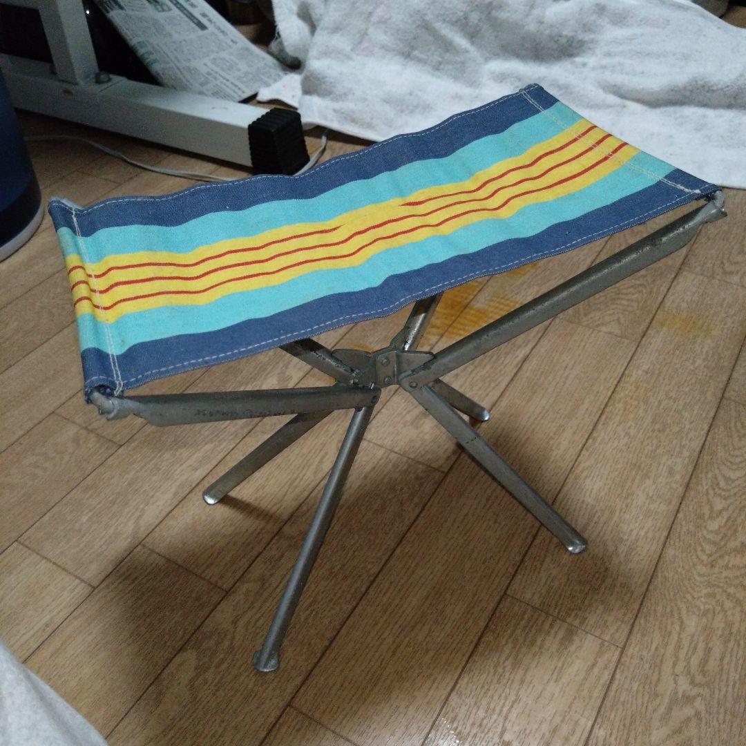 ★希少★昭和★レトロ★1970大阪万博見学 折りたたみイス