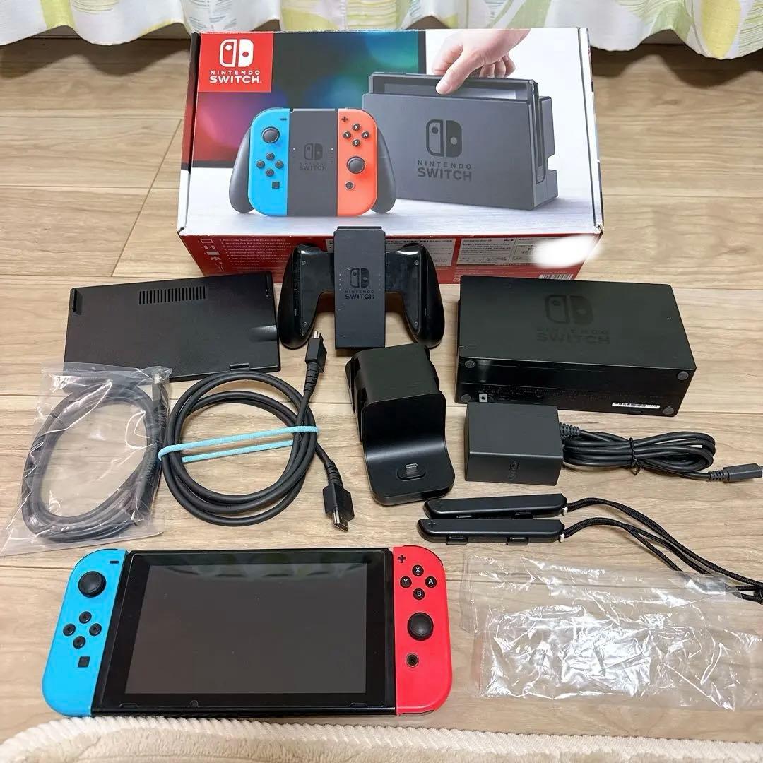 ✨️12点セット✨️Nintendo Switch ネオンブルー/ネオンレッド 本体
